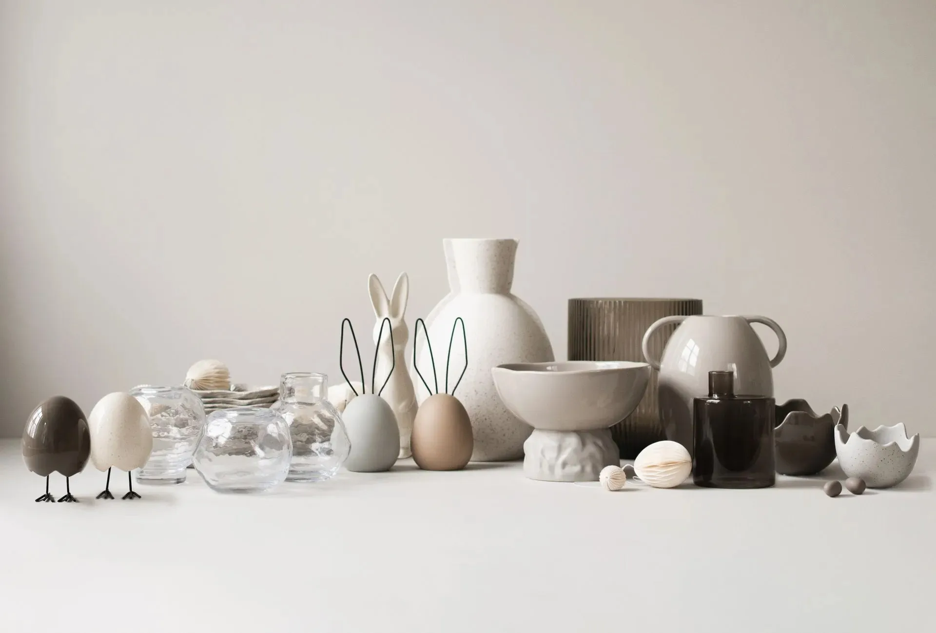 Decoración de Pascua Conejo H20 cm, Sand DBKD