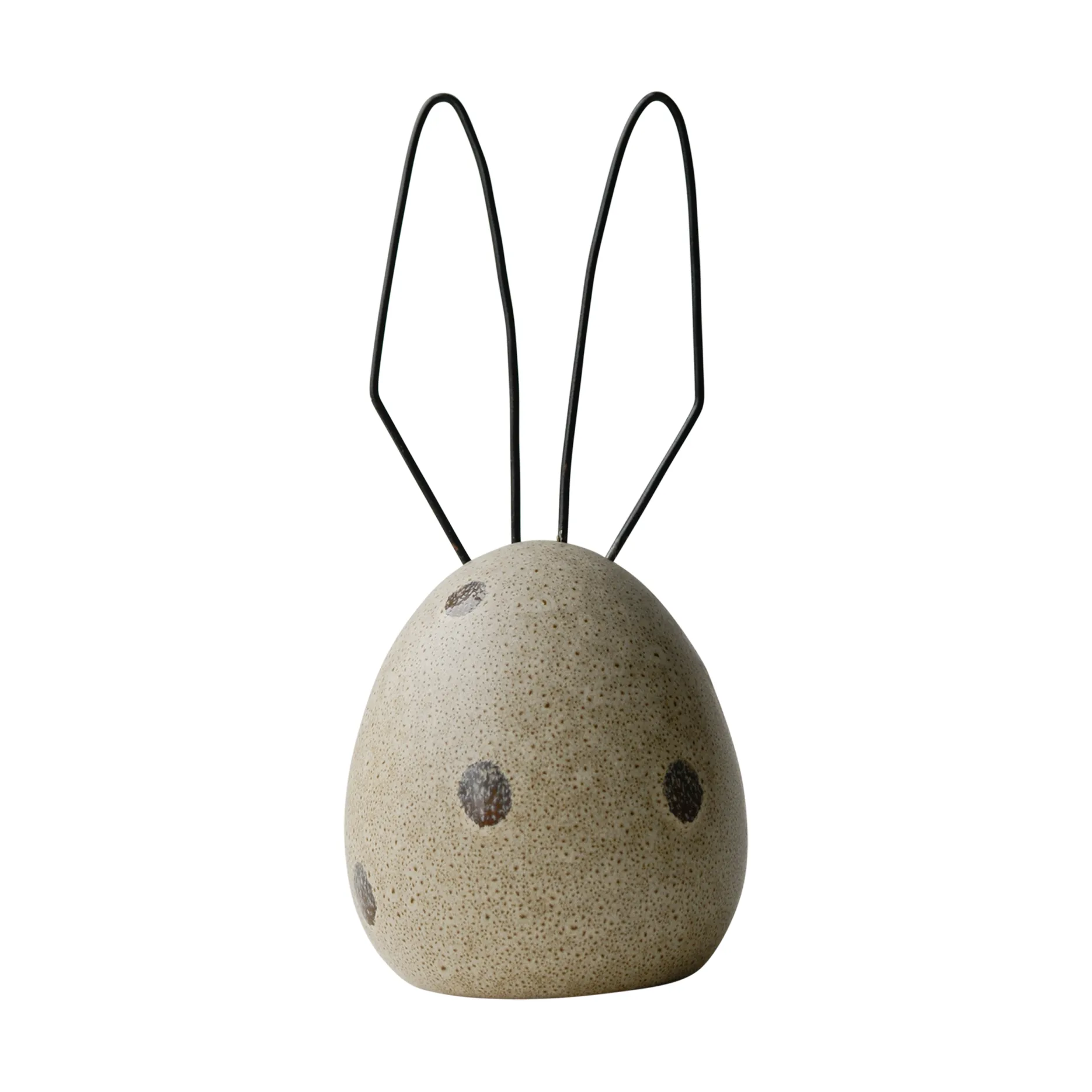 Decoración de Pascua Liebre H18 cm, Beige dot DBKD