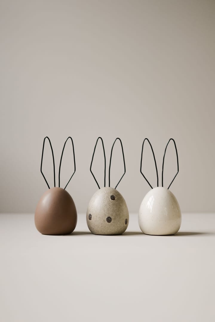 Decoración de Pascua Liebre H18 cm - Beige dot - DBKD