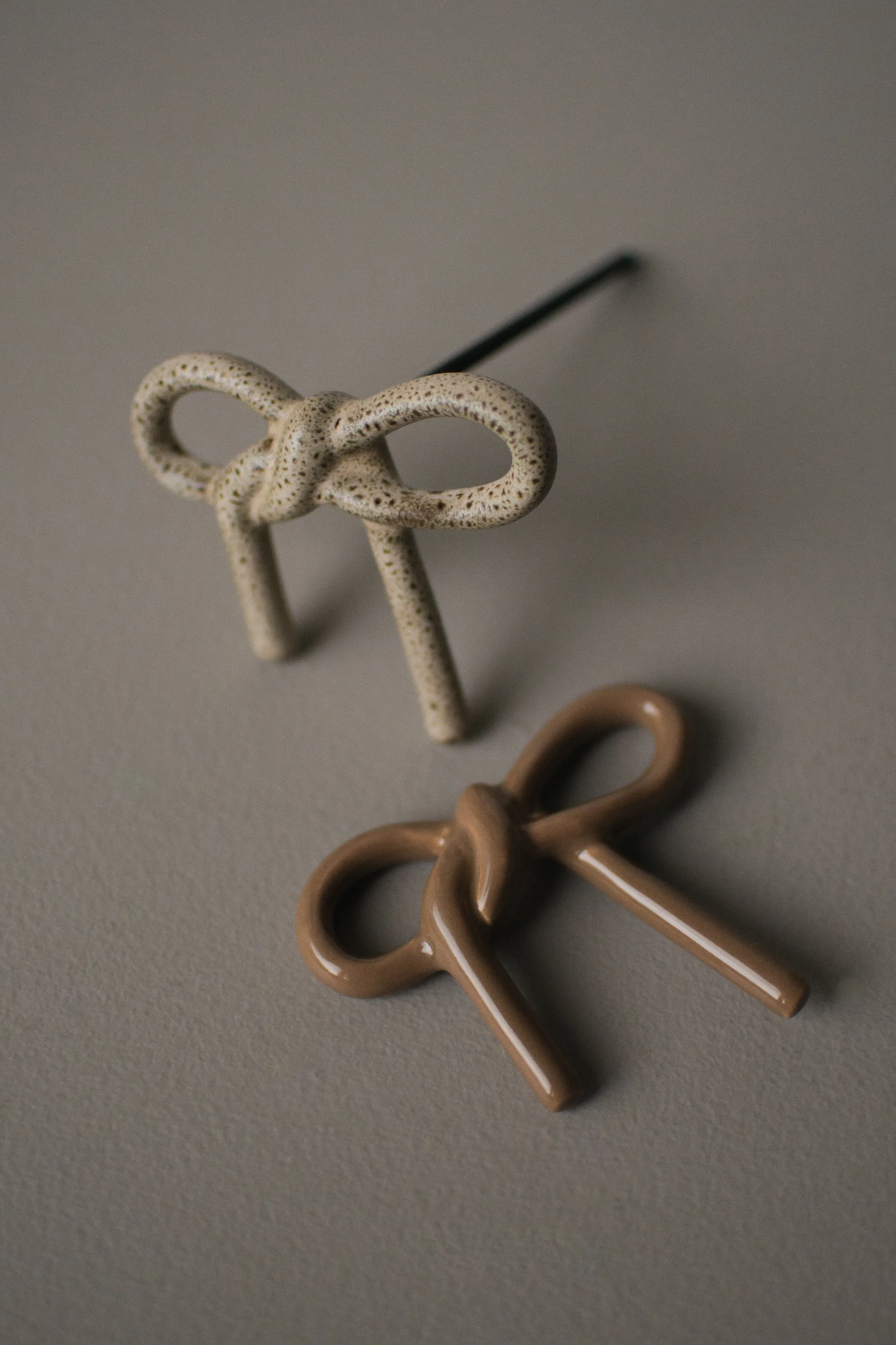 Decoración floral Bow, Beige DBKD