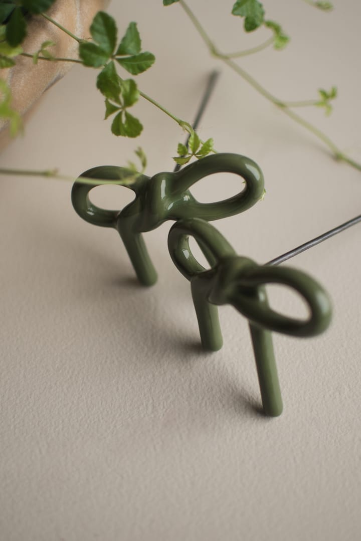 Decoración floral Bow, Verde brillante DBKD
