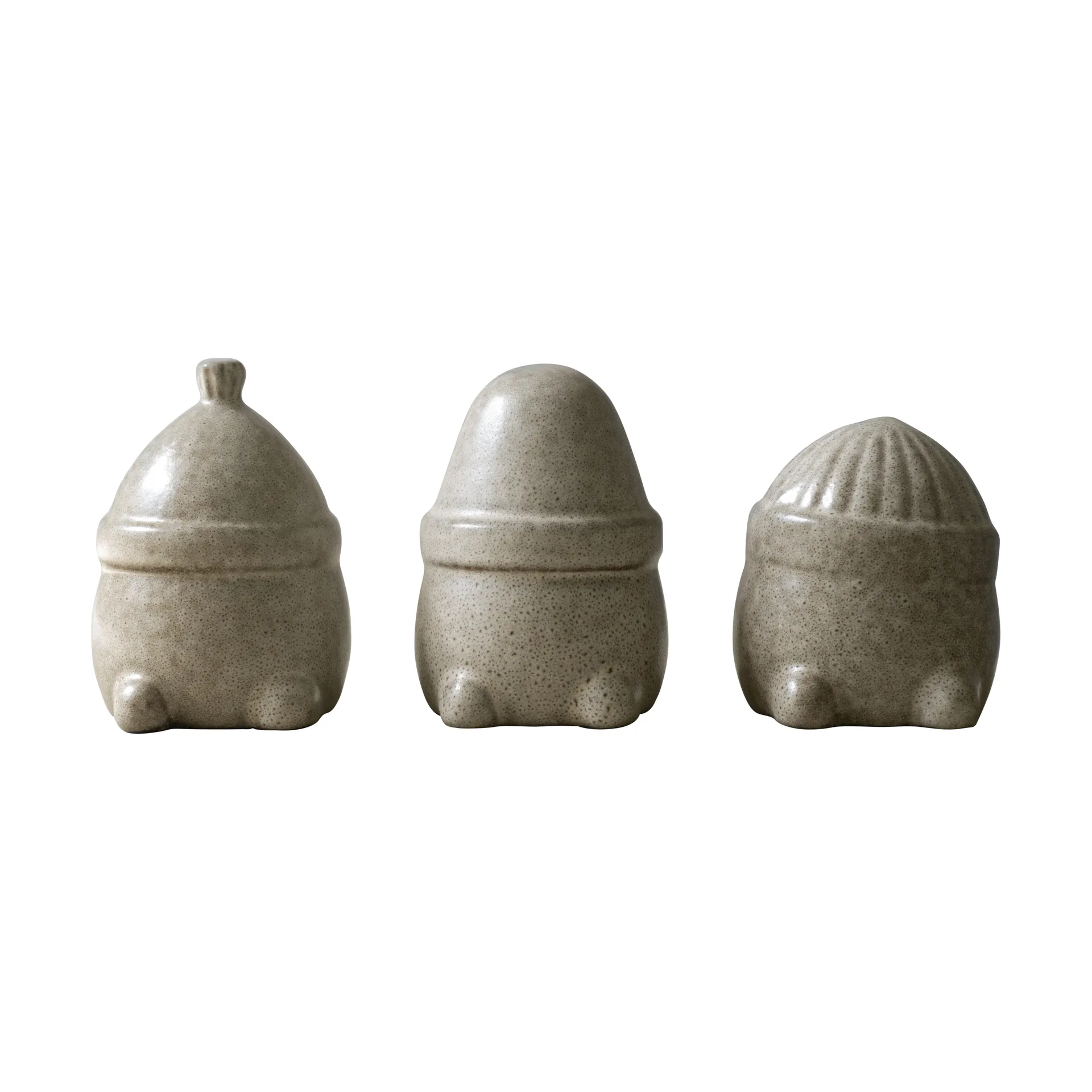 Decoración navideña Hipster Triplets, set de 3, Beige DBKD