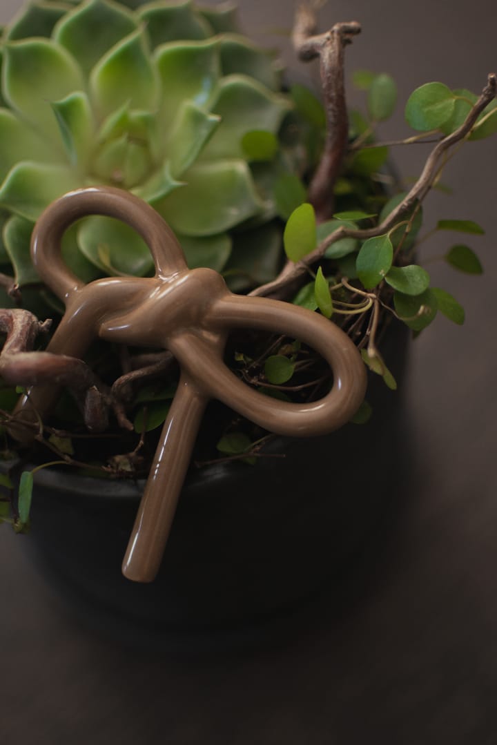 Decoración para maceta Bow, Shiny nougat DBKD
