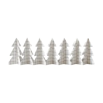 Decoración Tree in a row 60 cm - Square white, 12x60 cm - DBKD
