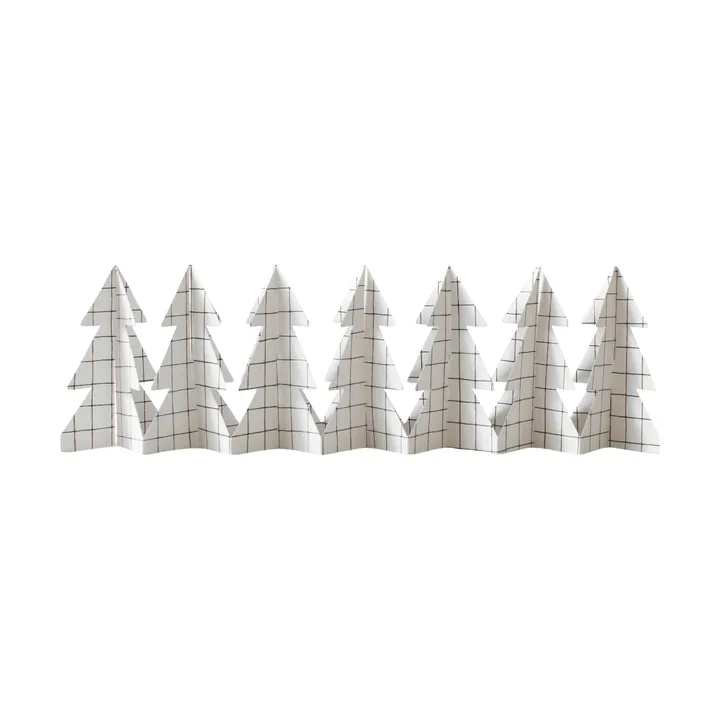 Decoración Tree in a row 60 cm - Square white, 12x60 cm - DBKD