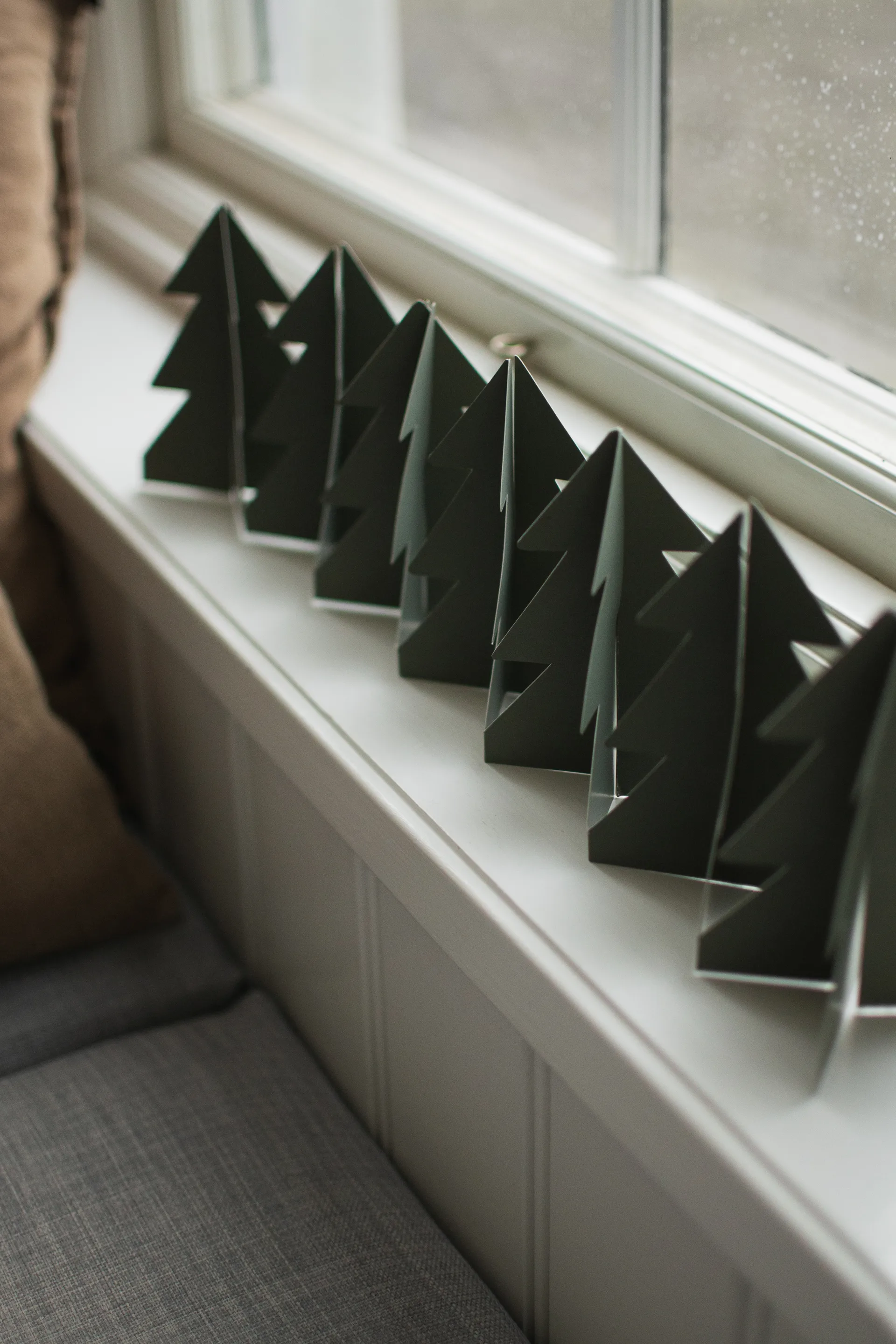 Decoración Tree in a row 60 cm, Verde, 7x60 cm DBKD