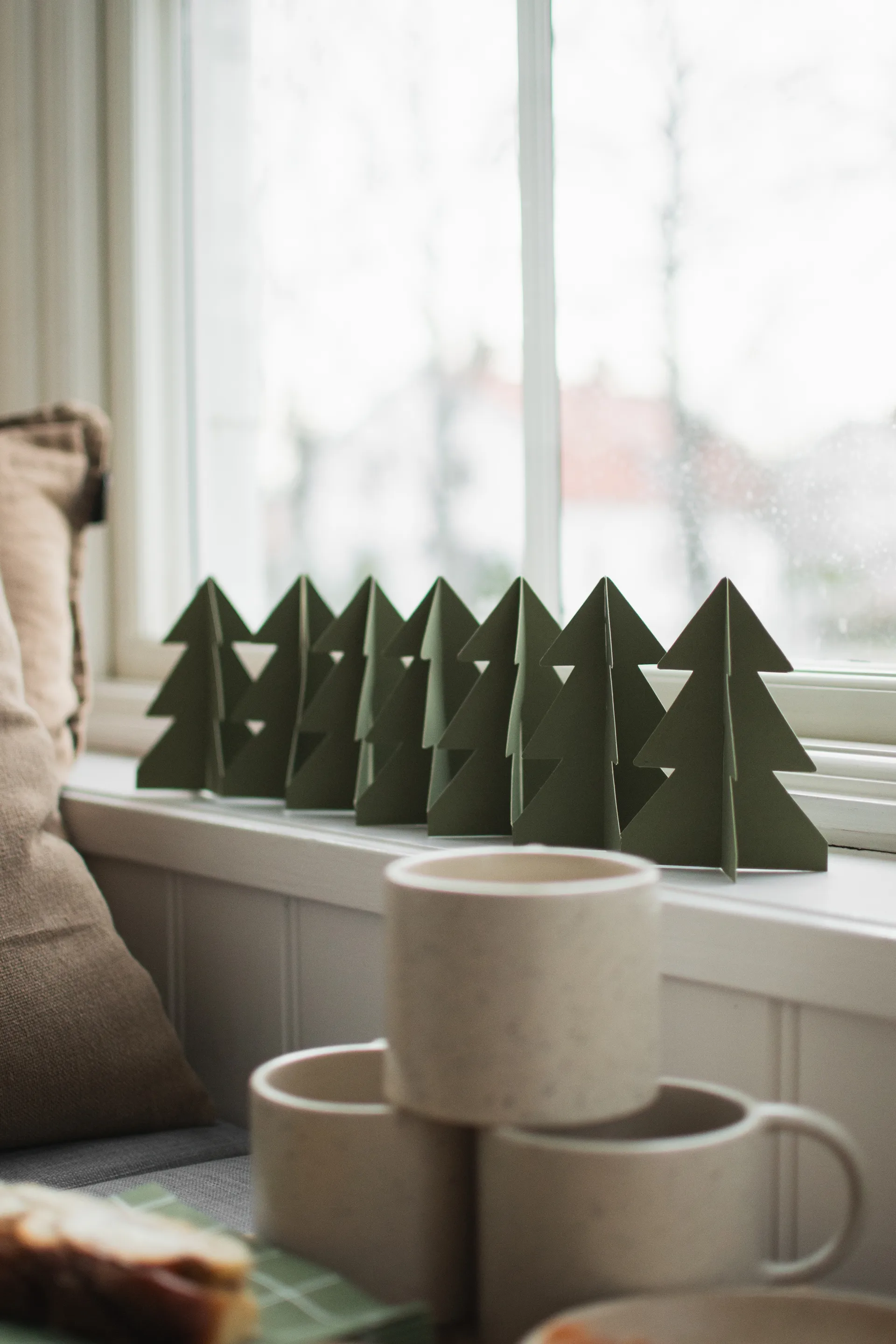 Decoración Tree in a row 60 cm, Verde, 7x60 cm DBKD