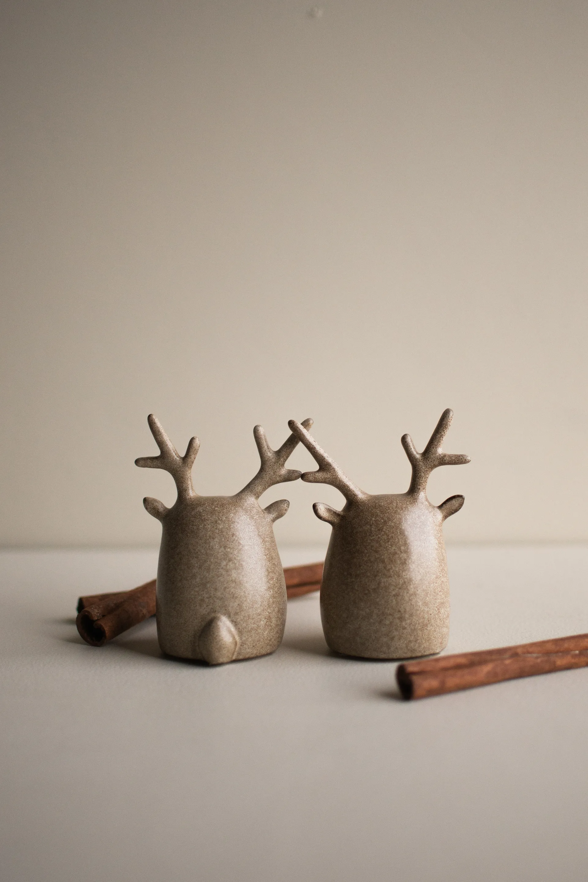 Deer twins 2 piezas, Beige DBKD