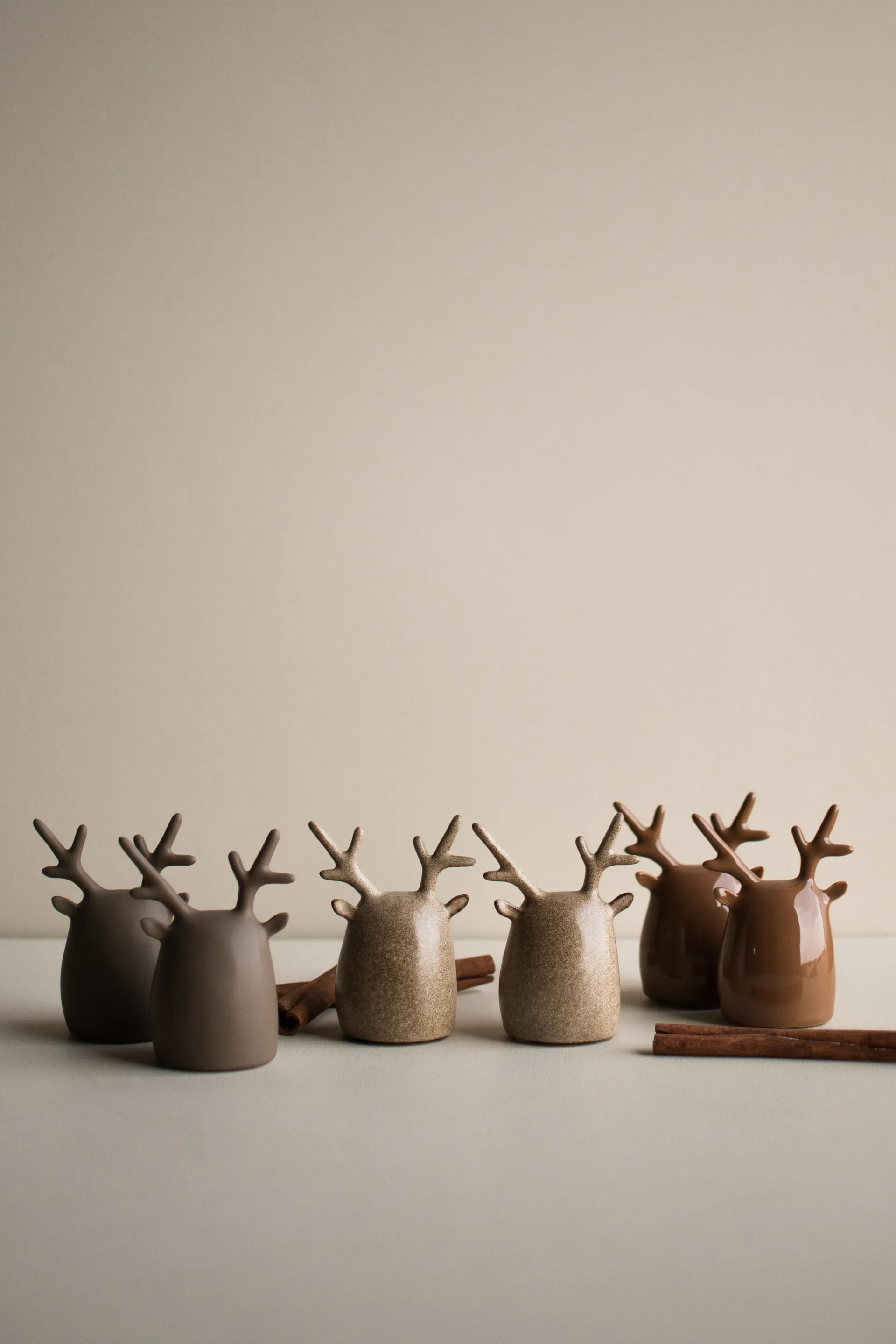 Deer twins 2 piezas, Beige DBKD