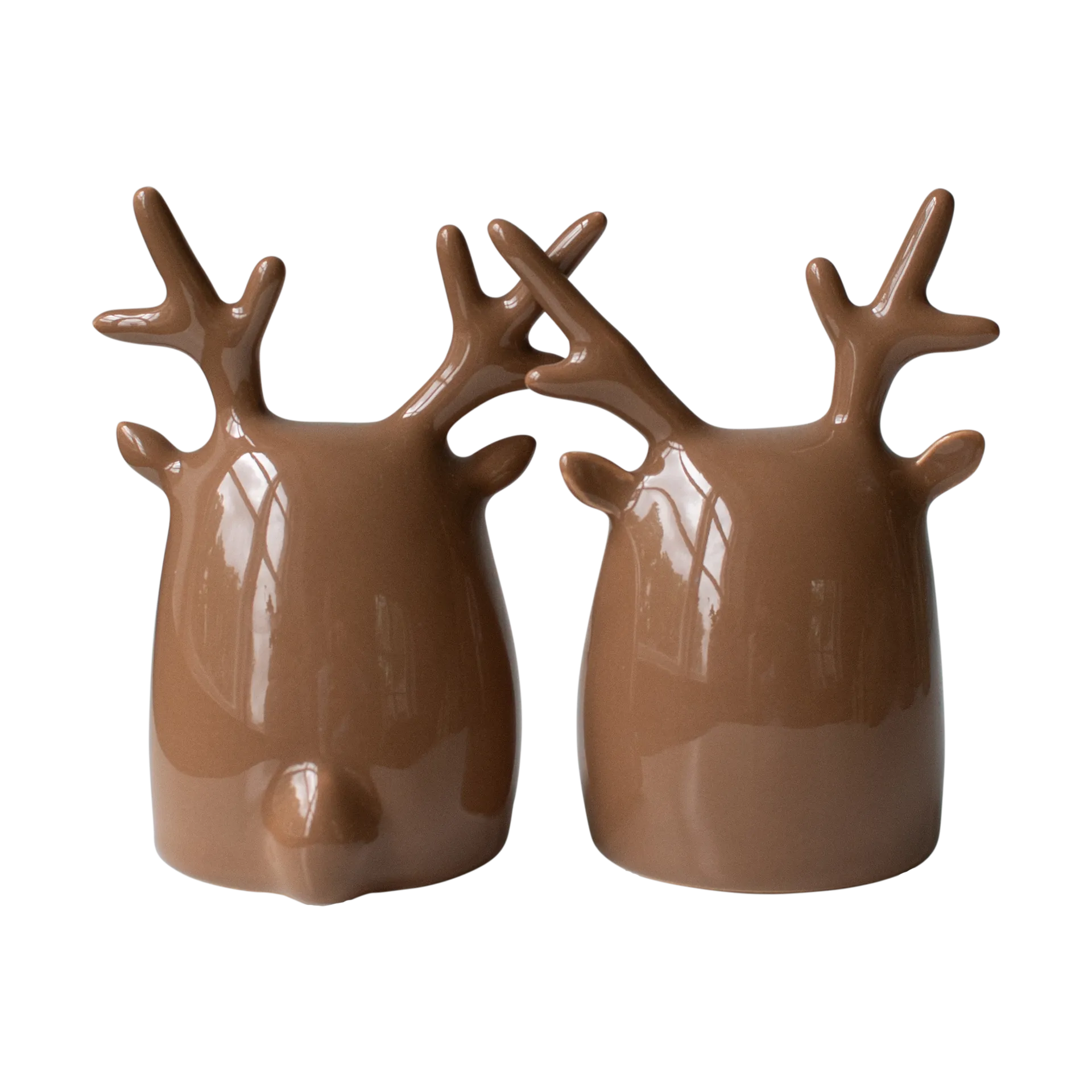 Deer twins 2 piezas, Nougat brillante DBKD