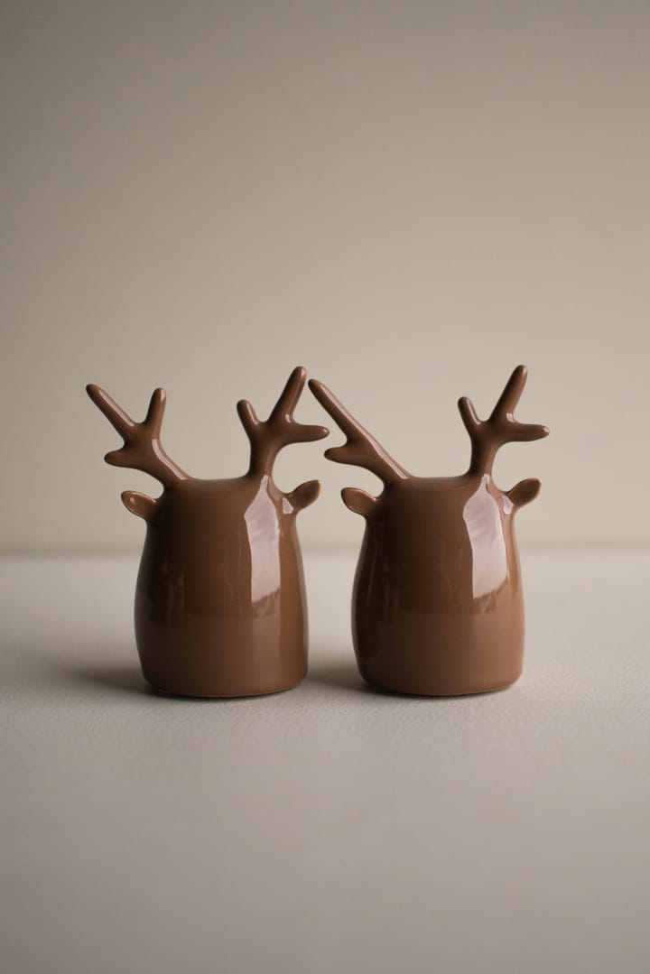 Deer twins 2 piezas, Nougat brillante DBKD