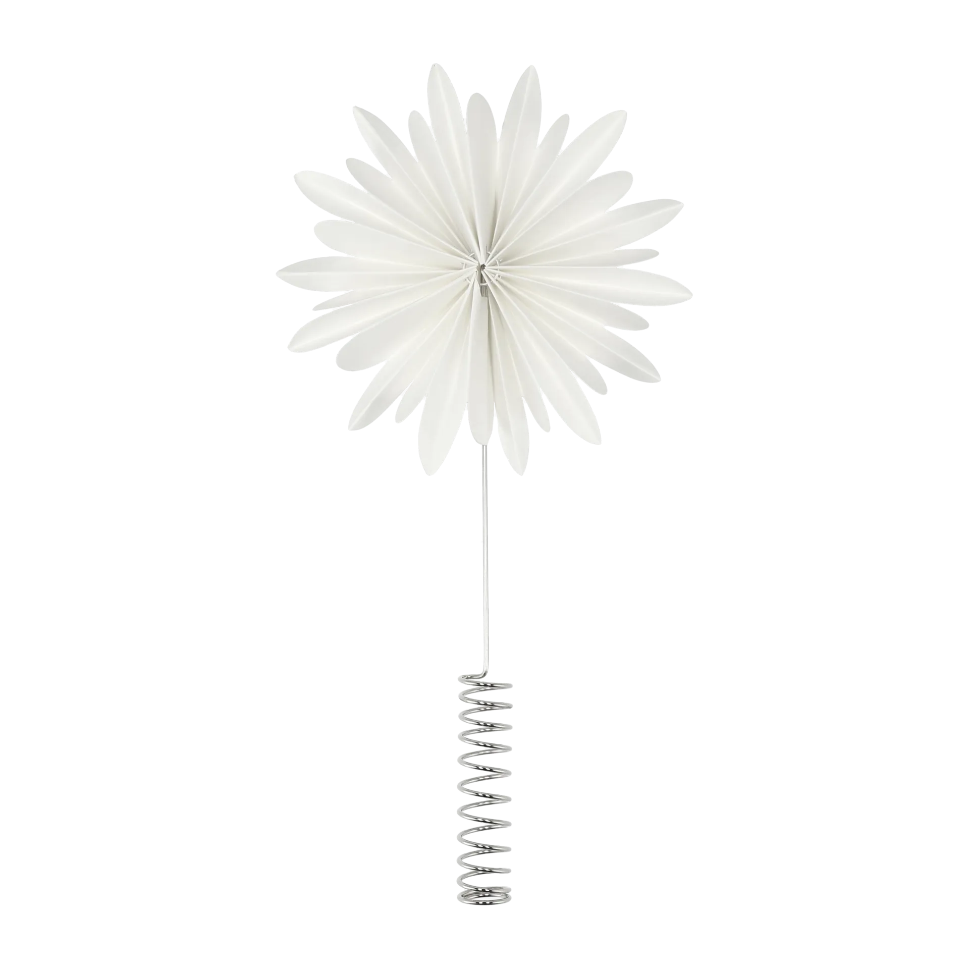 Estrella para árbol navidad Tree tops flower, White DBKD