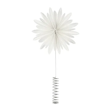 Estrella para árbol navidad Tree tops flower - White - DBKD