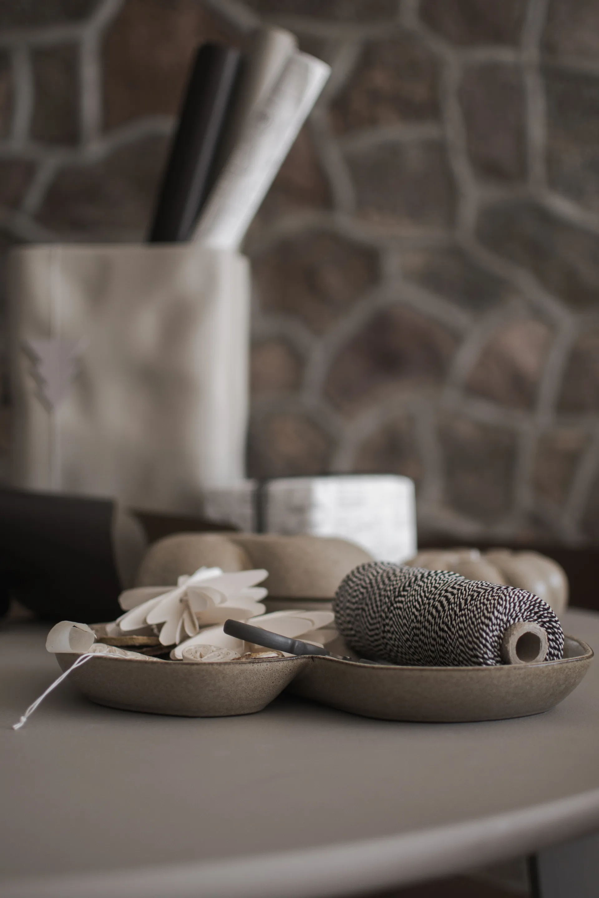 Fuente Bun 18x30 cm, Beige DBKD