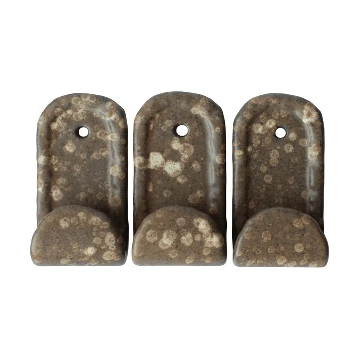 Ganchos Hook, 3-pack - Brown dot - DBKD