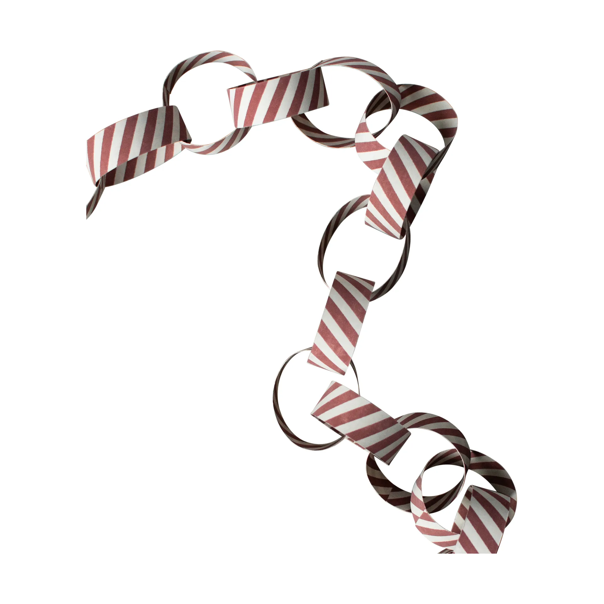 Guirnalda Garland rayas, Red-white DBKD