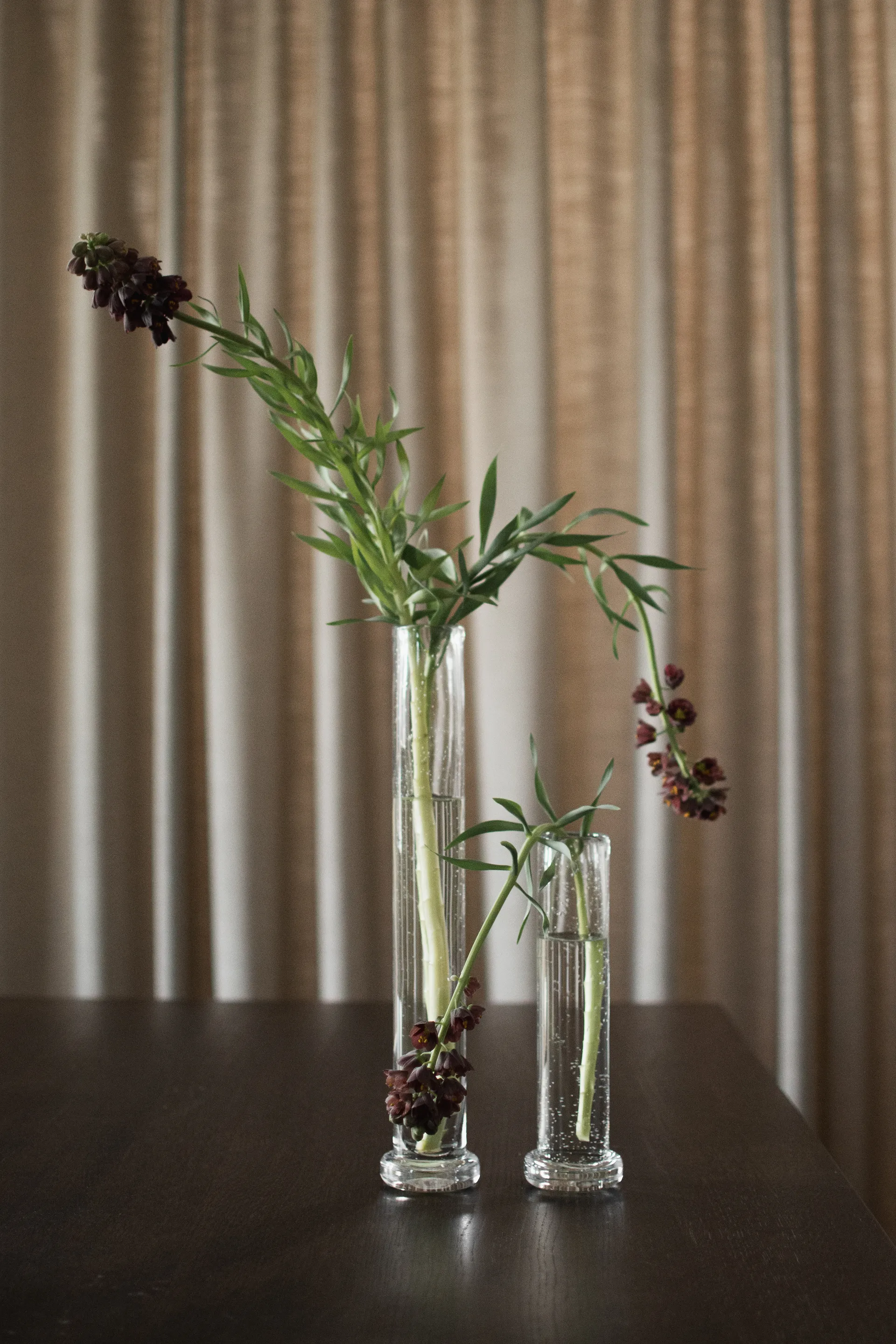 Jarrón alto, Transparente, 40 cm DBKD