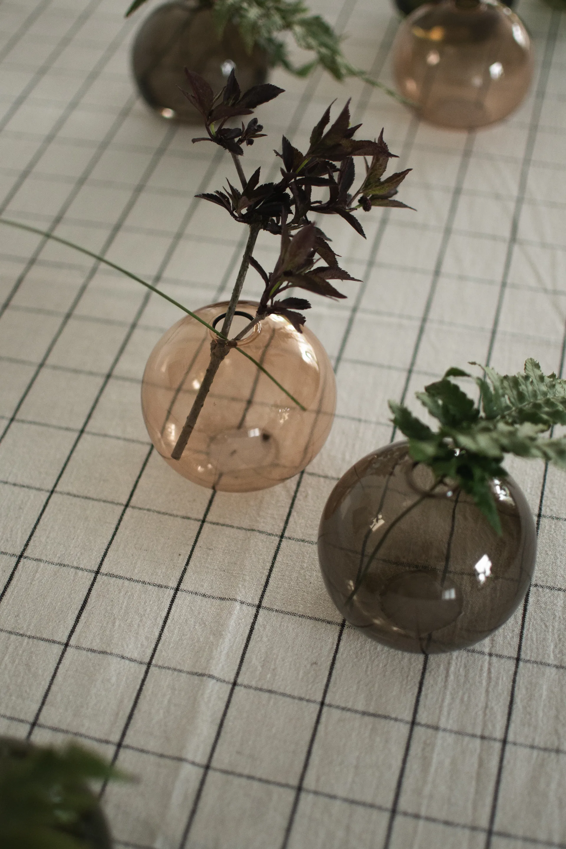 Jarrón Ball Ø10 cm, Beige DBKD