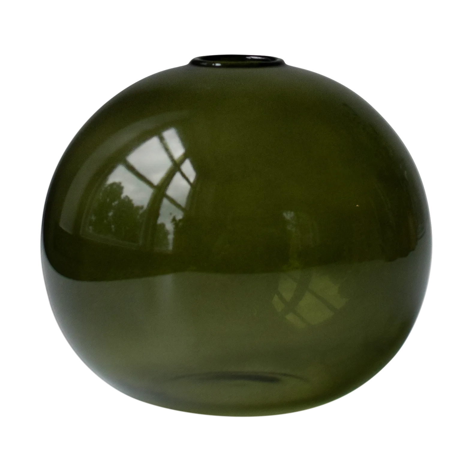 Jarrón Ball Ø10 cm, Verde DBKD