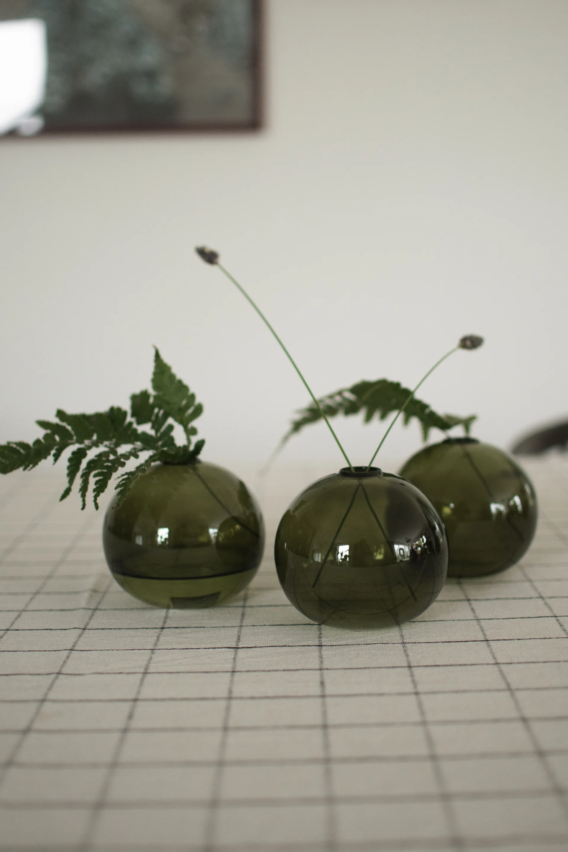 Jarrón Ball Ø10 cm, Verde DBKD