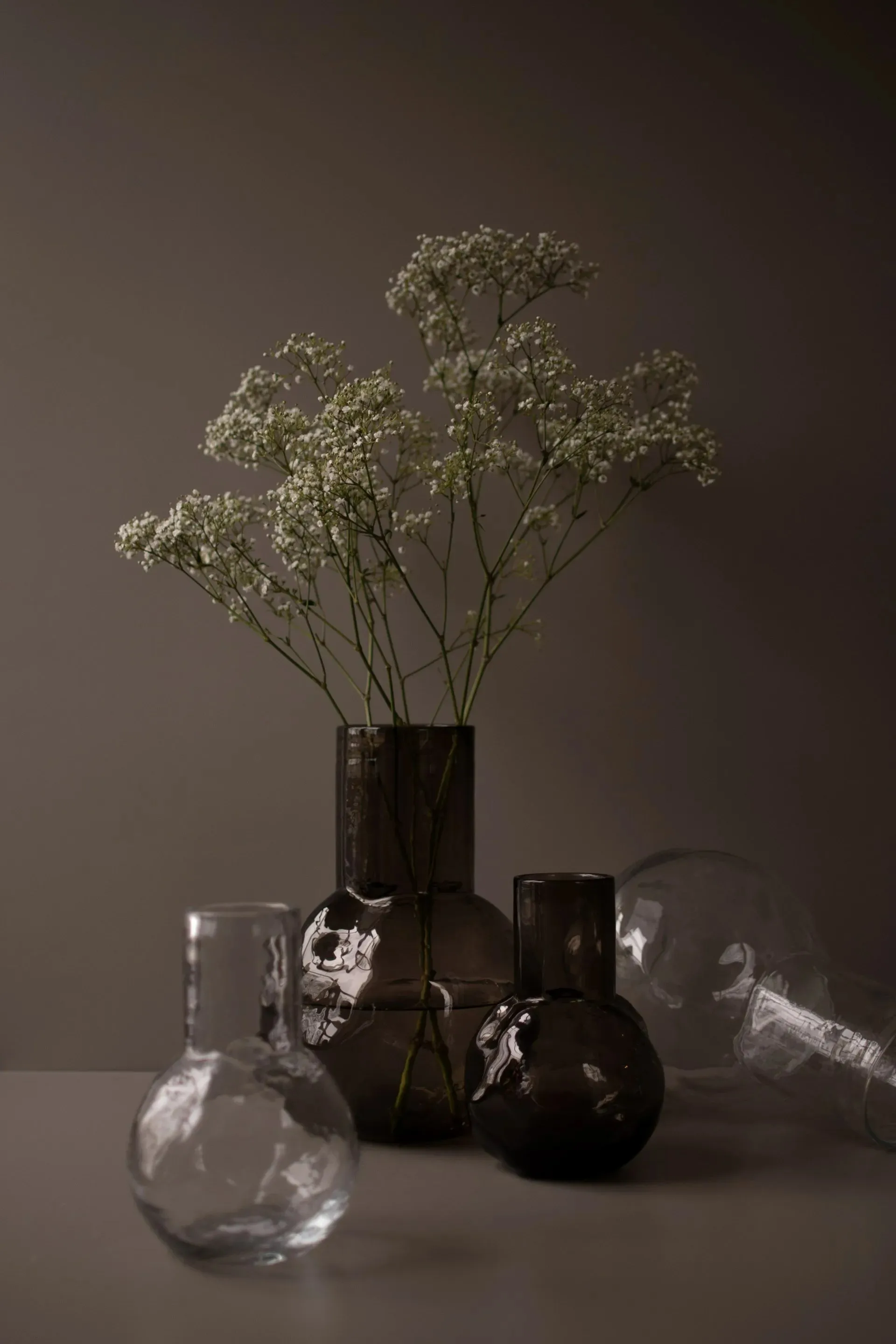 Jarrón Bunch 30 cm, Clear DBKD