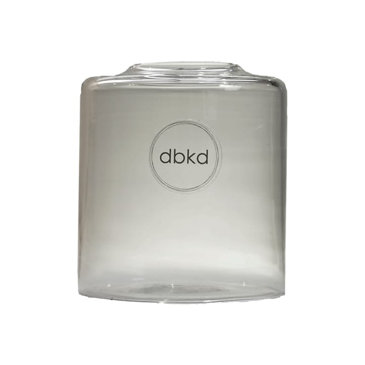 Jarrón de vidrio Clean humo, pequeña DBKD