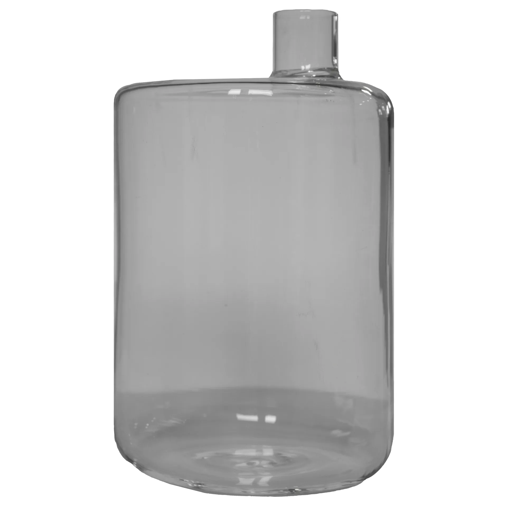 Jarrón de vidrio Pipe humo, XL DBKD