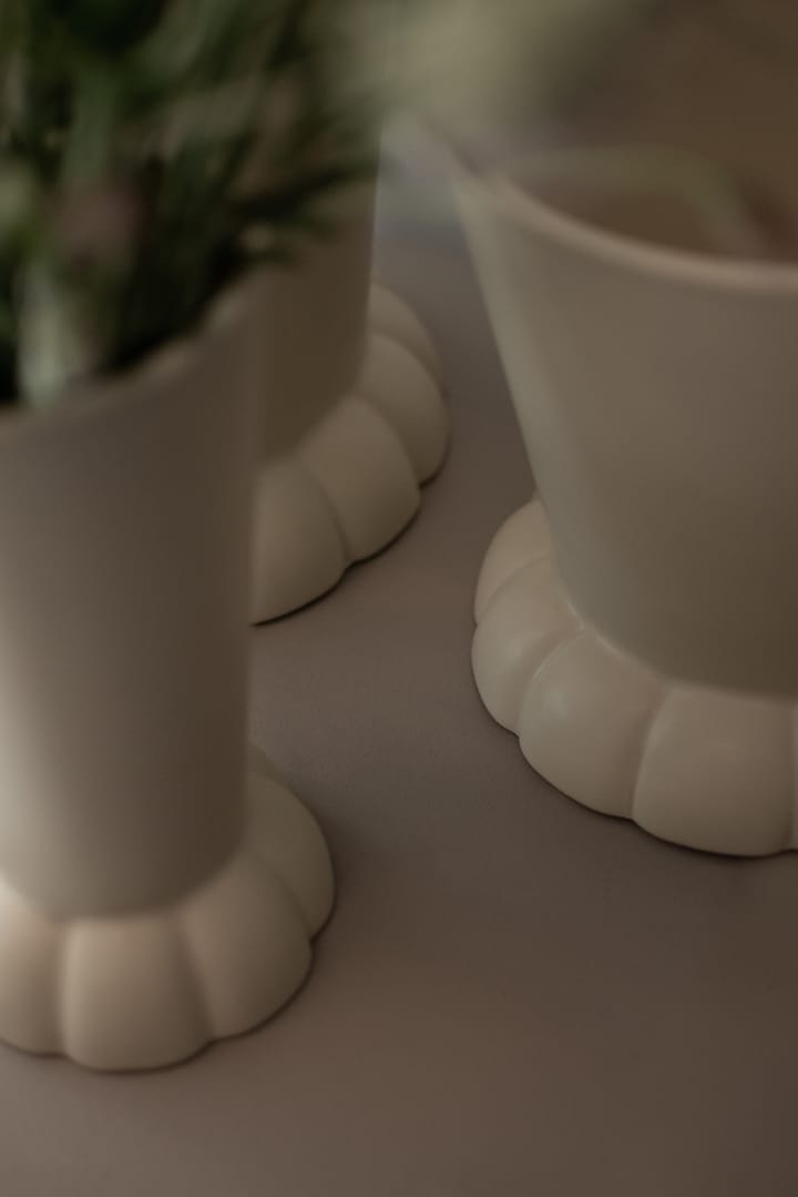 Jarrón Flora 22 cm, Creme DBKD