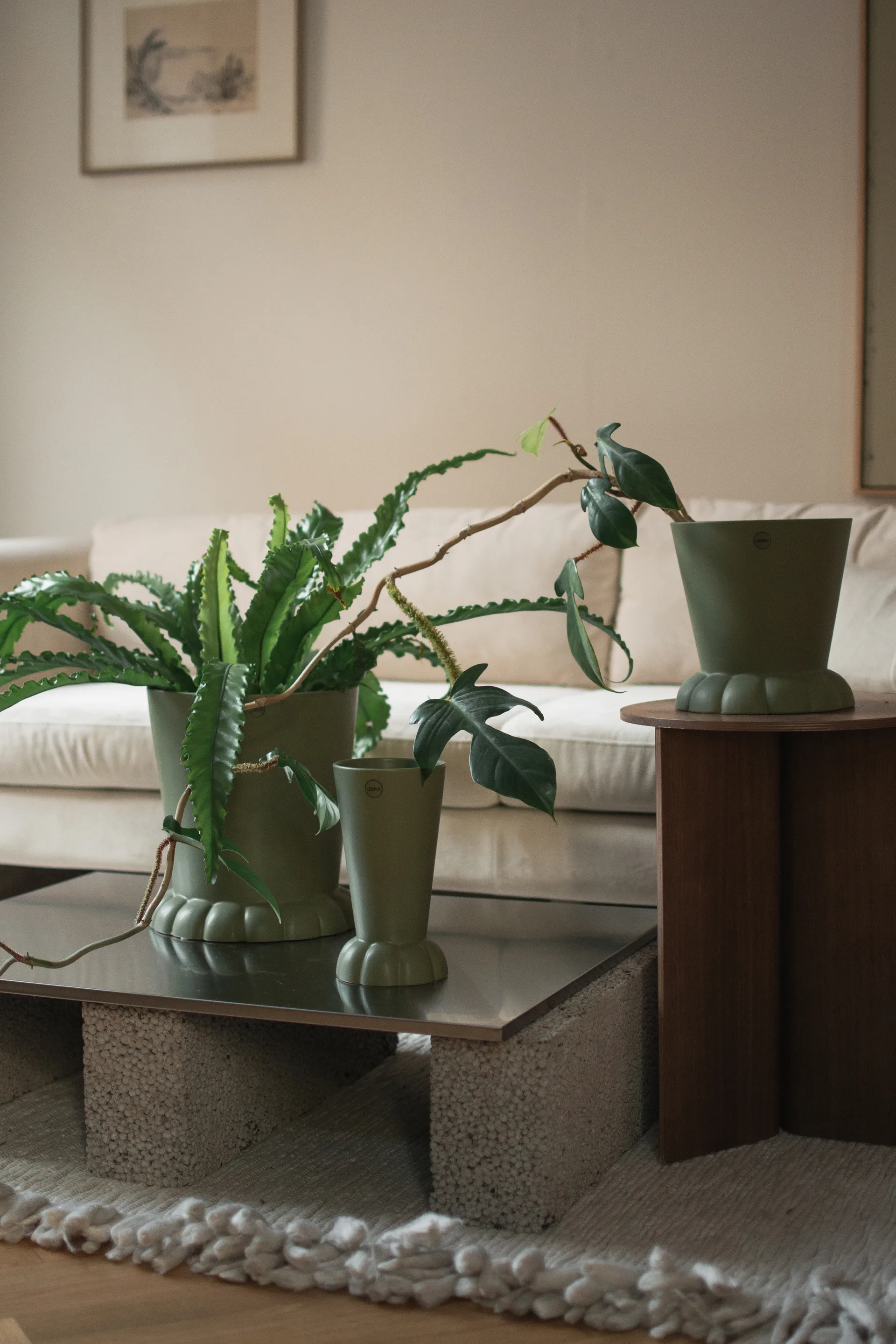 Jarrón Flora 22 cm, Green DBKD