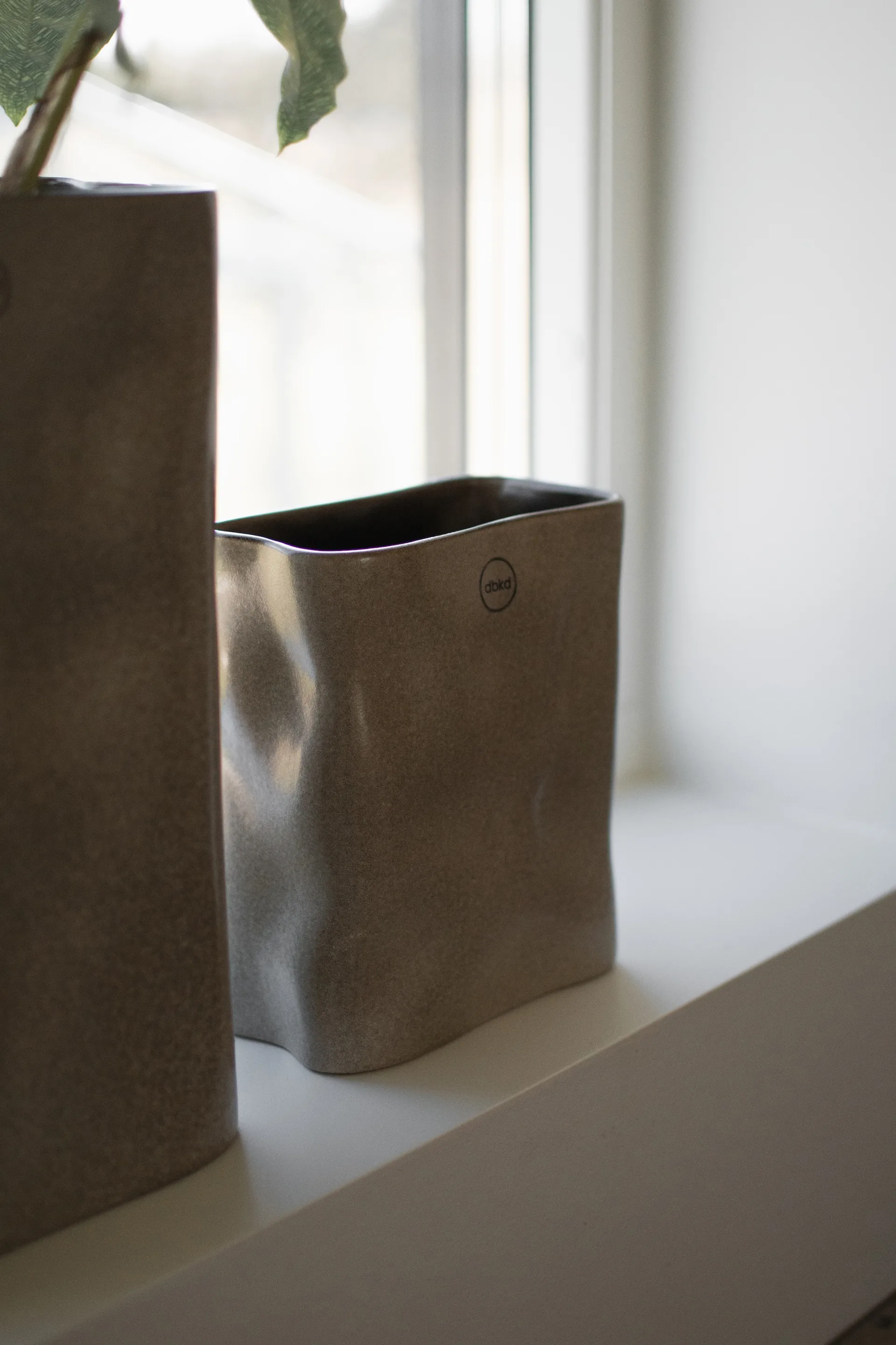 Jarrón Meadow H18 cm, Beige DBKD