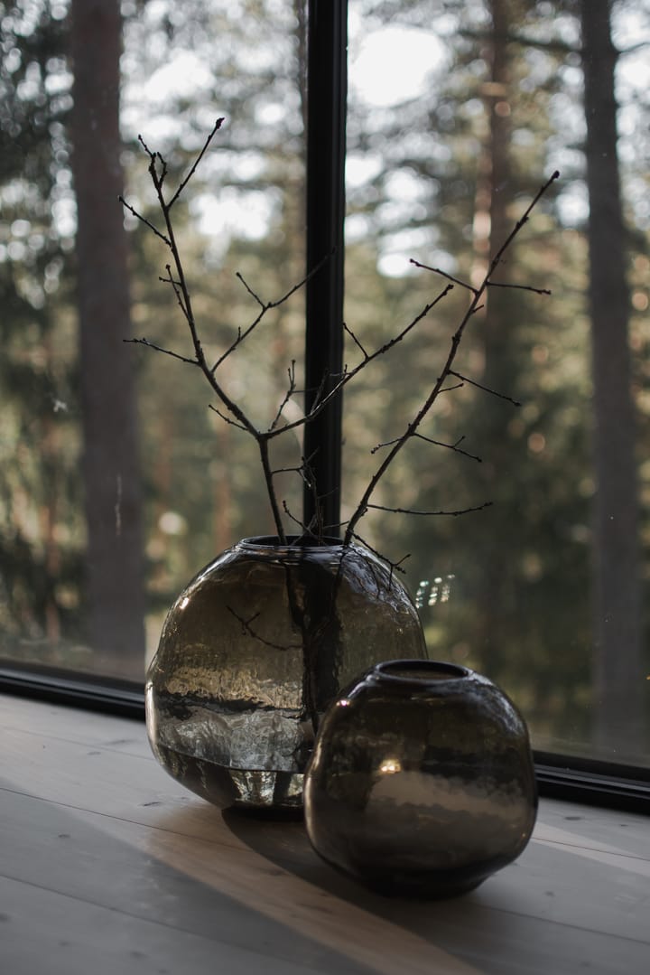 Jarrón Pebble marrón, Grande Ø28 cm DBKD