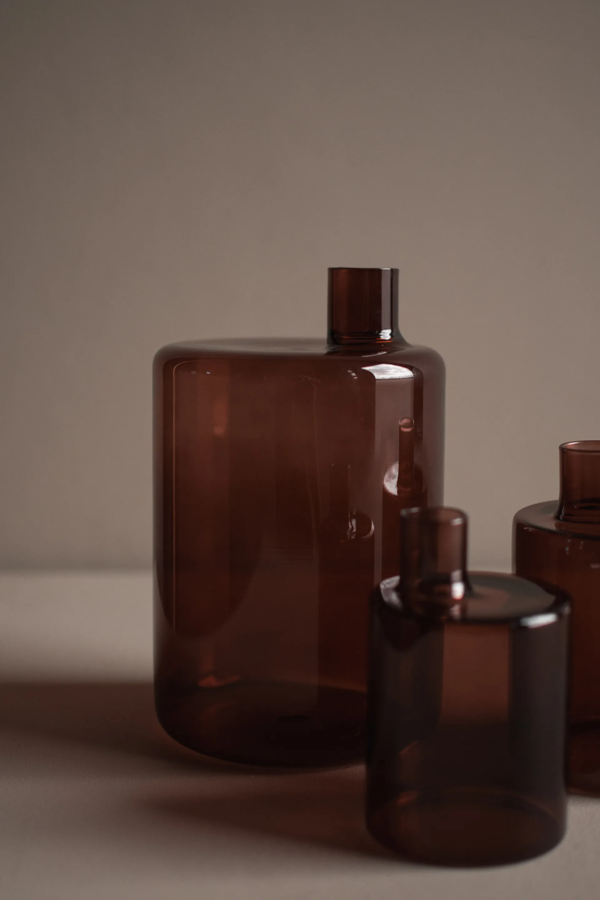 Jarrón Pipe 12 cm, Dark red DBKD