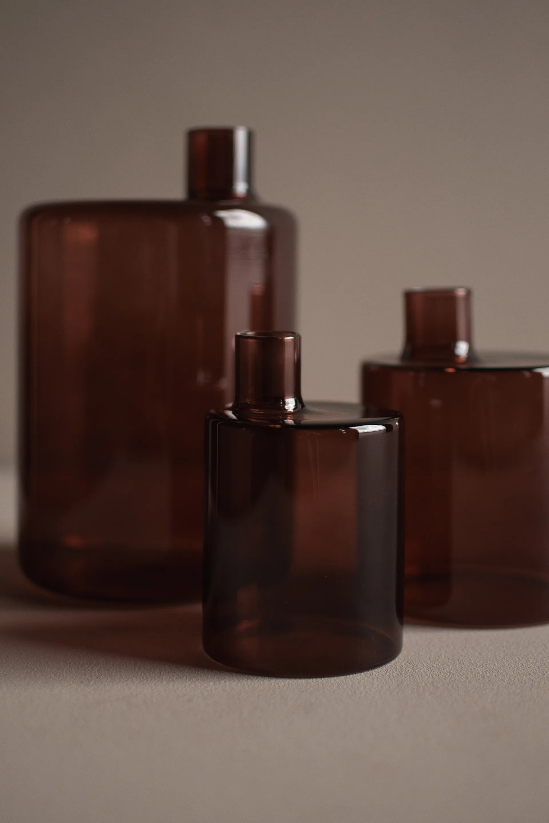 Jarrón Pipe 21 cm, Dark red DBKD