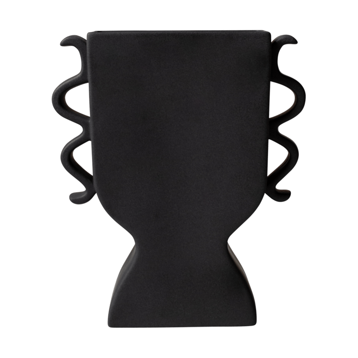 Jarrón plano 25 cm - Negro - DBKD