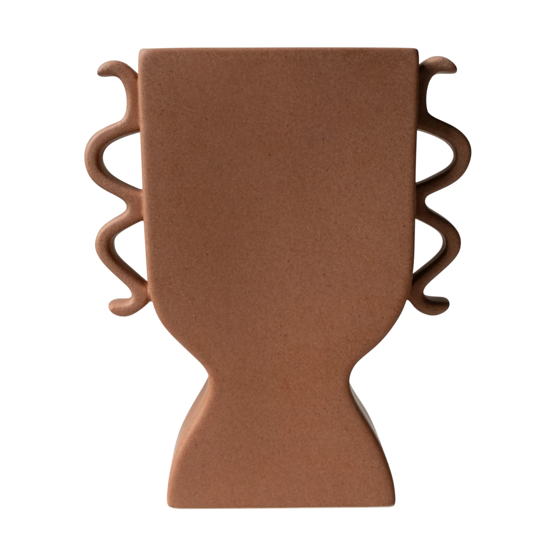 Jarrón plano 25 cm, Terracota DBKD