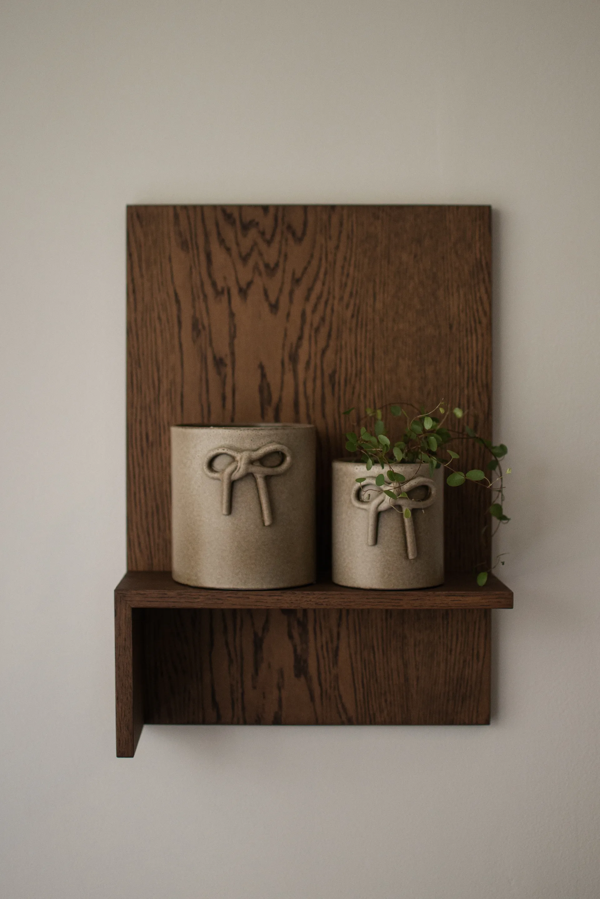 Maceta Bow Ø14 cm, Beige DBKD