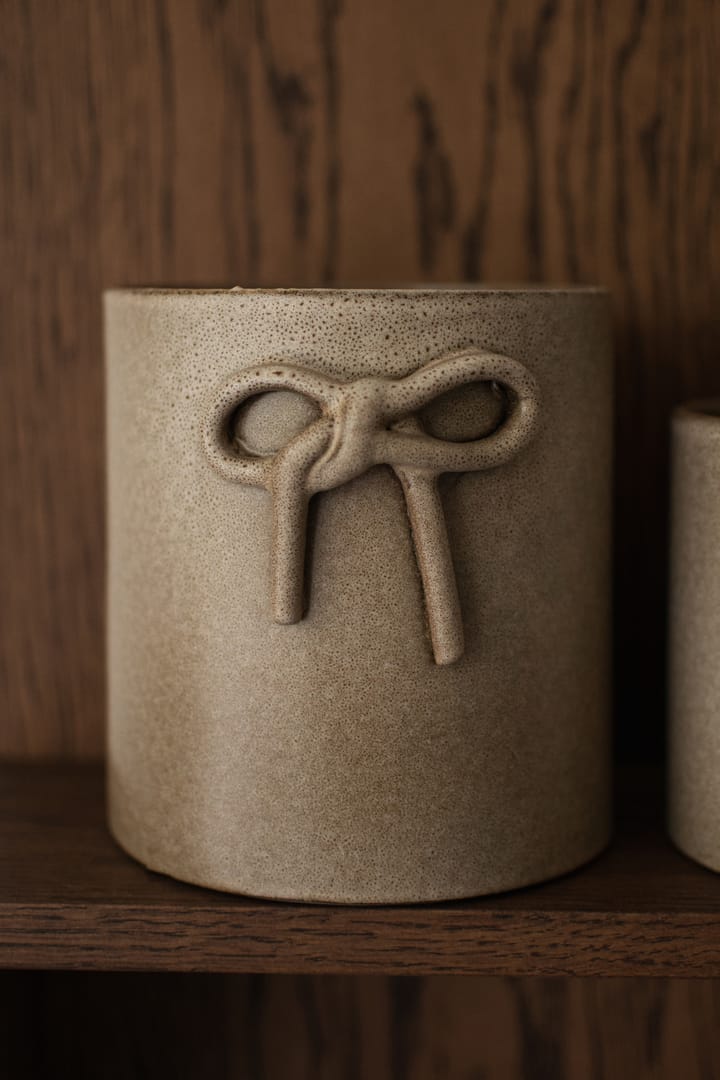 Maceta Bow Ø14 cm, Beige DBKD