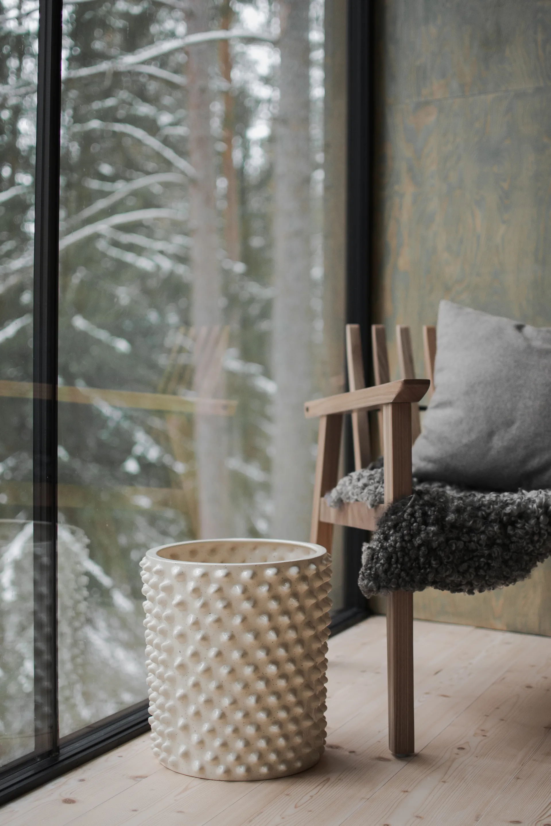 Maceta Cloudy vanilla, Large Ø33 cm DBKD