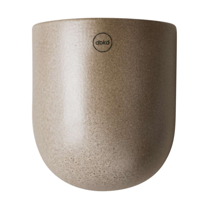 Maceta colgante Cut beige  - Grande 17 cm - DBKD