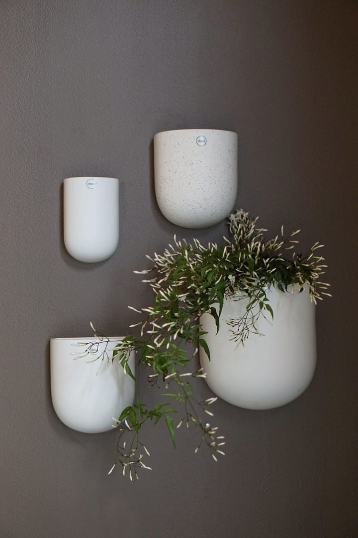 Maceta colgante de pared Cut blanco, large DBKD