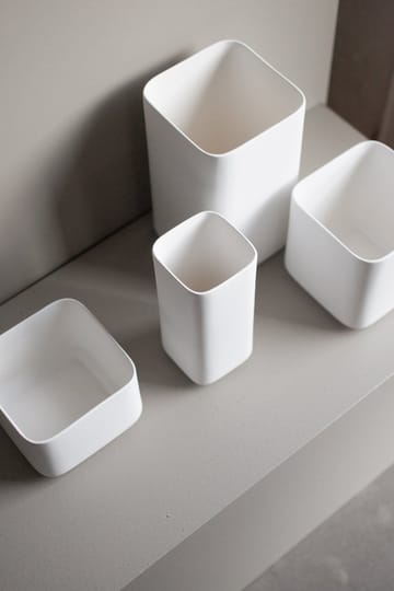 Maceta Cube large Ø13 cm - Matte white - DBKD