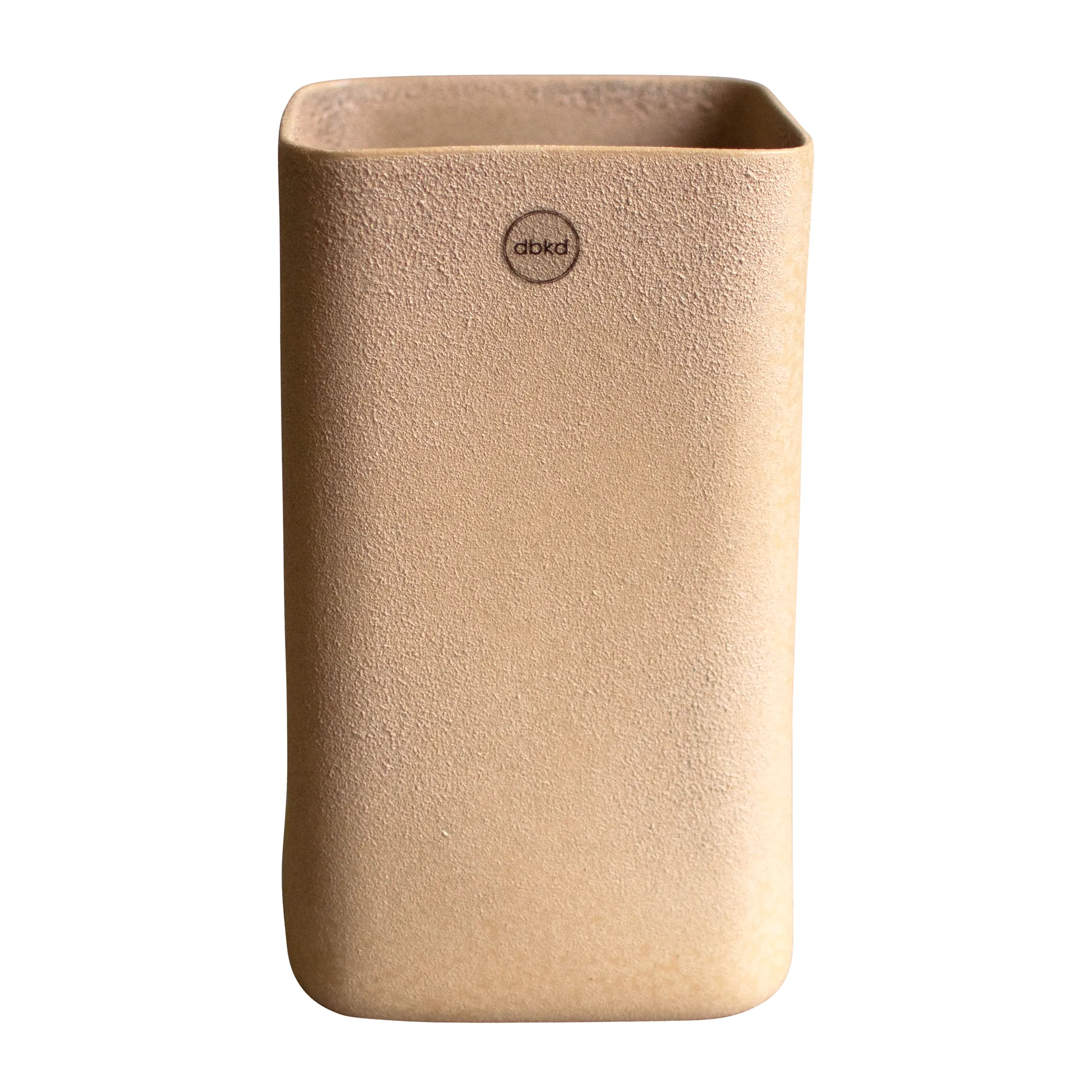 Maceta Cube large Ø13 cm, Sand DBKD