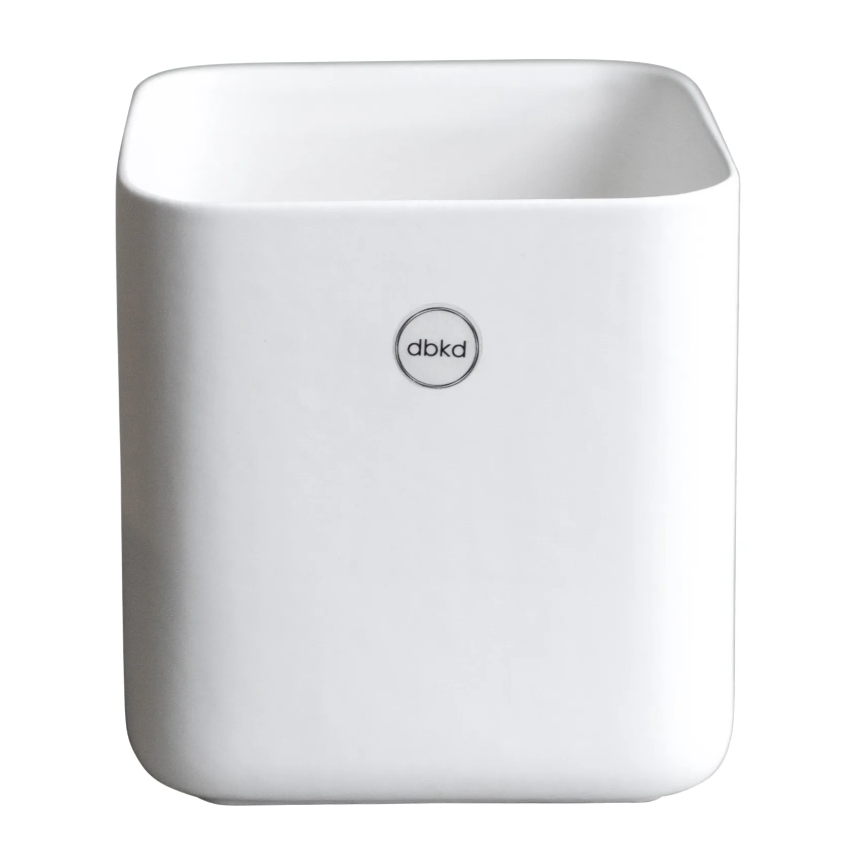 Maceta Cube small Ø13 cm, Matte white DBKD