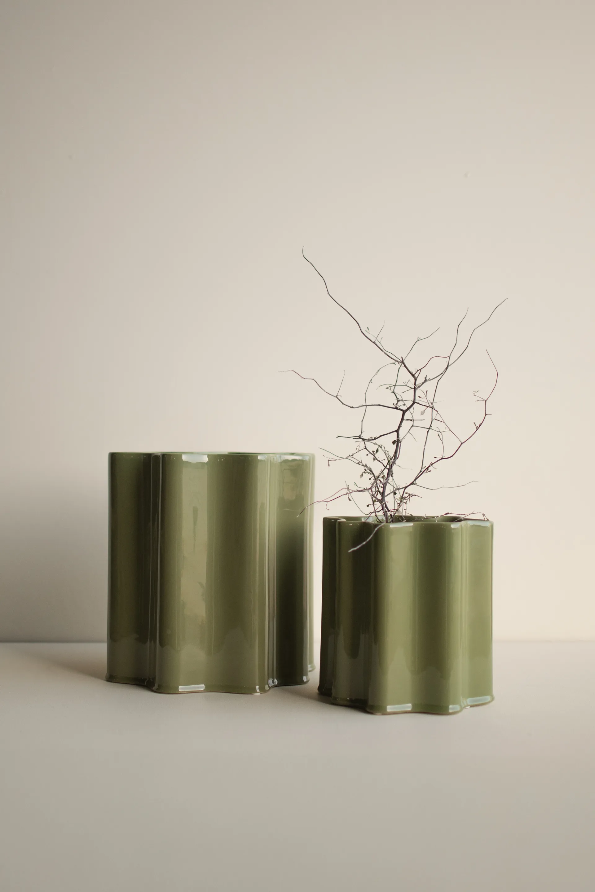 Maceta Filter, Shiny green, Ø25 cm DBKD