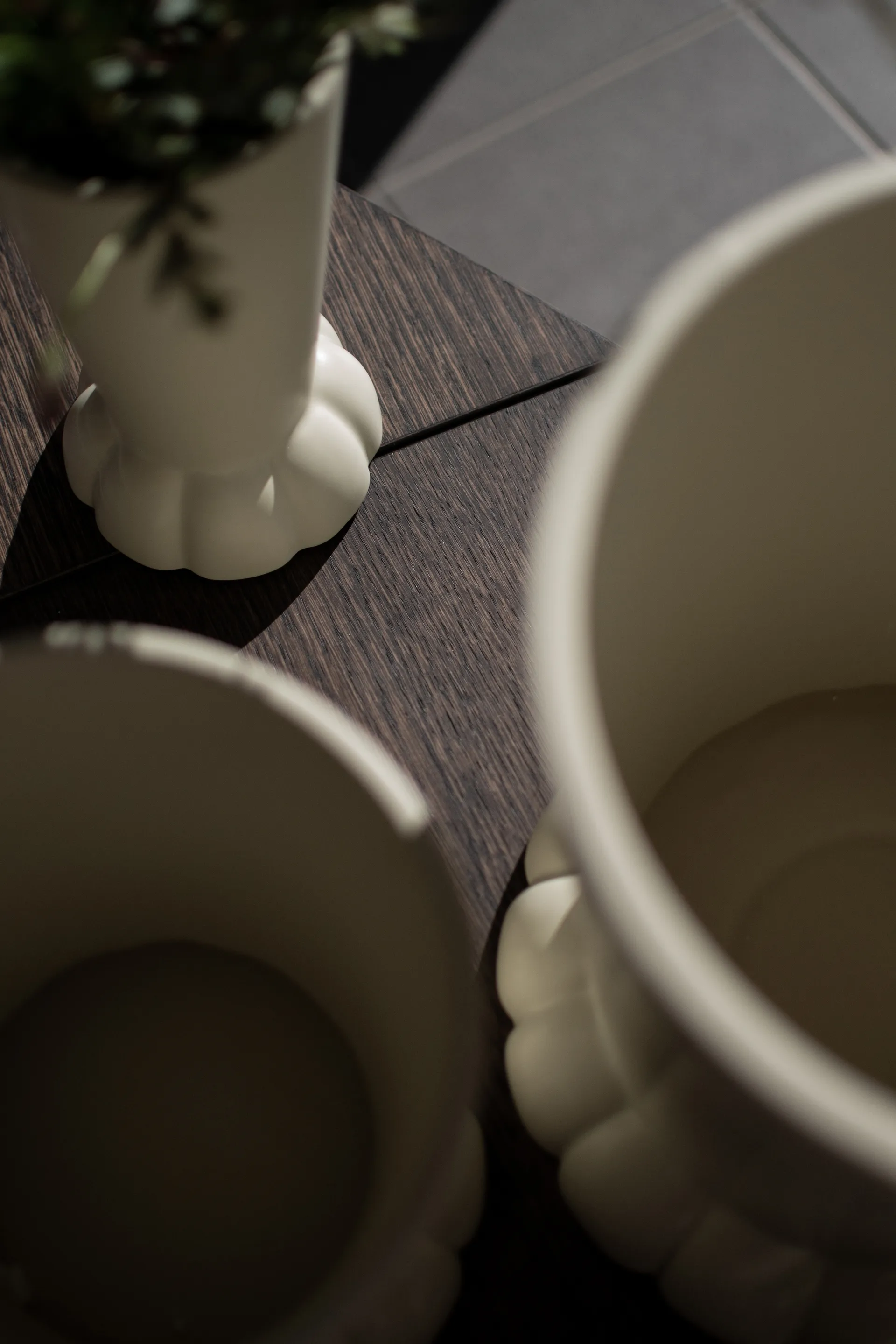 Maceta Flora Ø25 cm, Creme DBKD