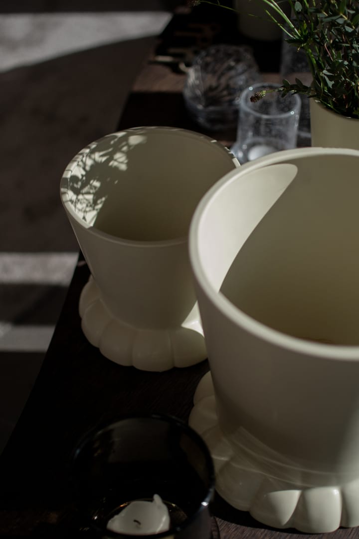 Maceta Flora Ø25 cm, Creme DBKD
