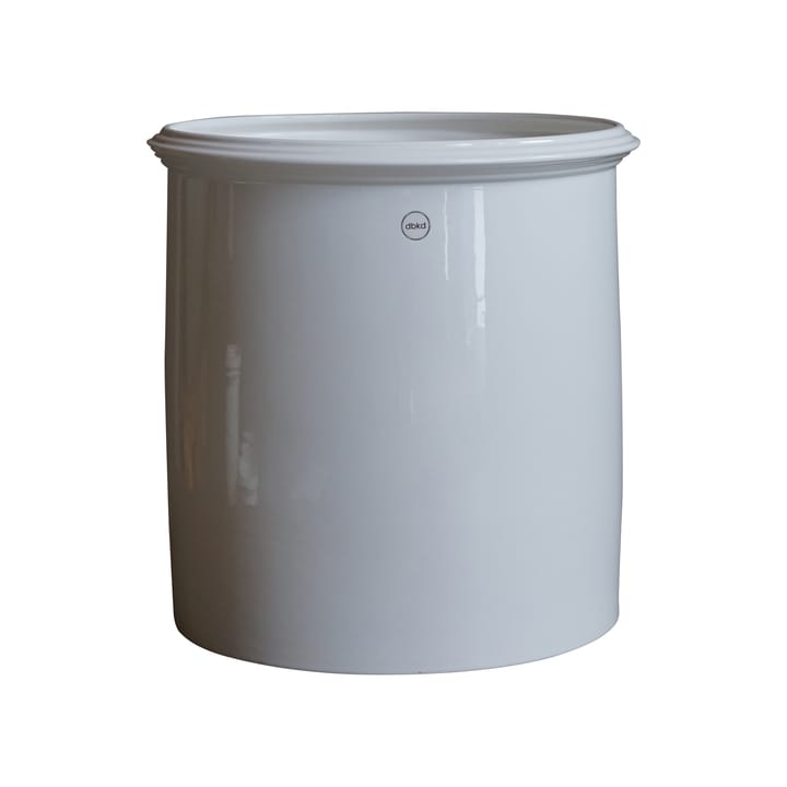 Maceta Kruset blanco brillante, Xl ø34 cm DBKD