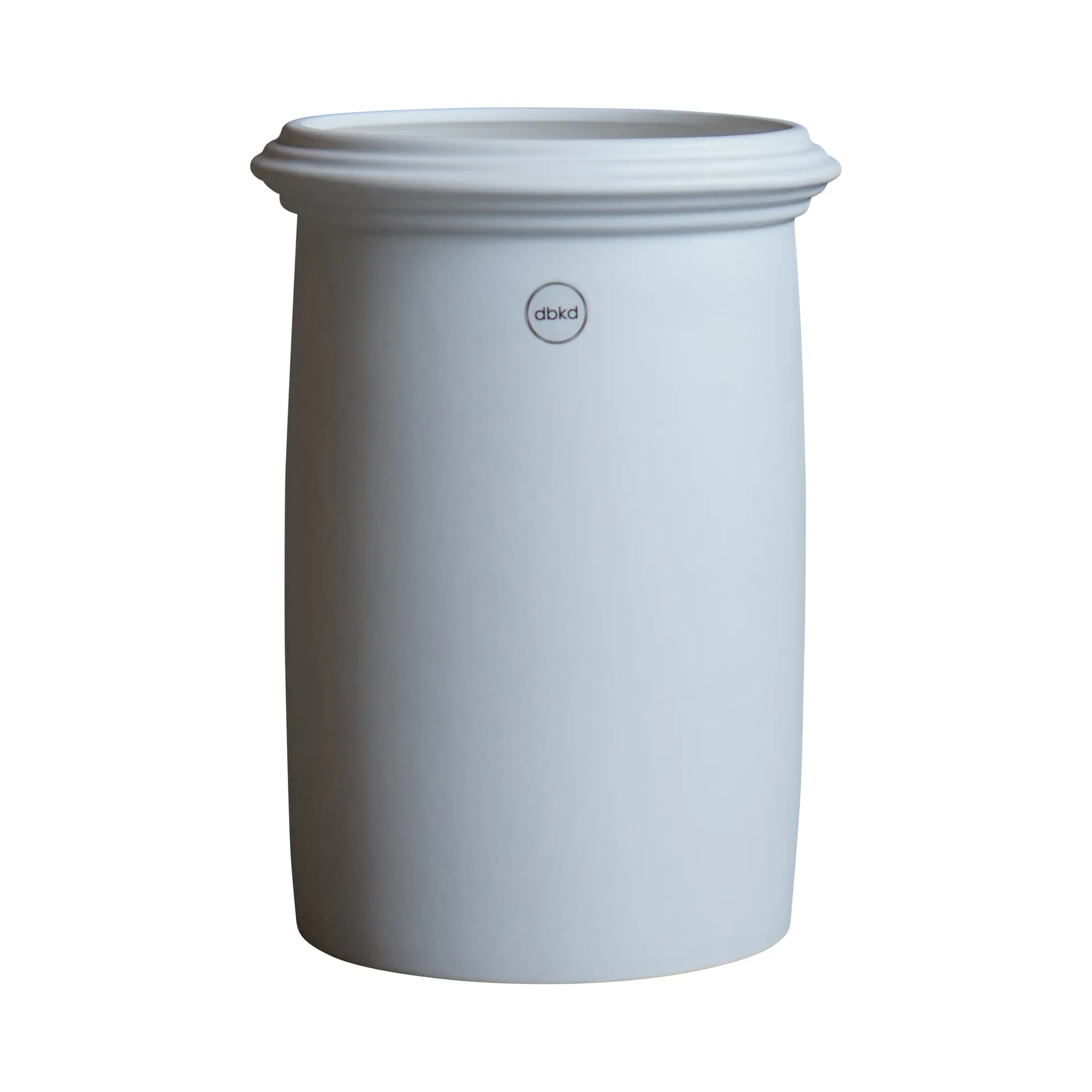 Maceta Kruset blanco mate, Large Ø18 cm DBKD