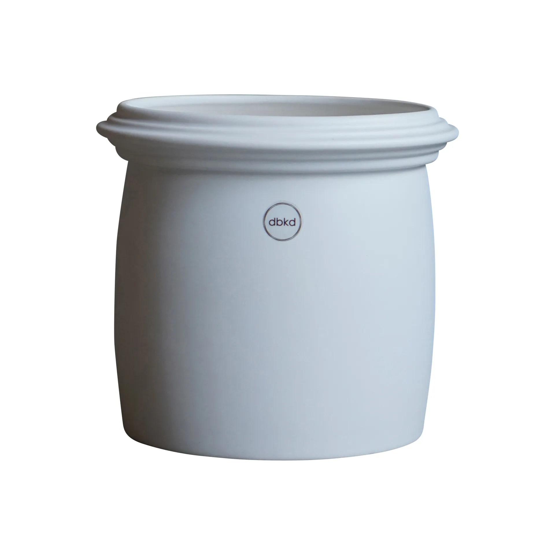 Maceta Kruset blanco mate, Small Ø18 cm DBKD