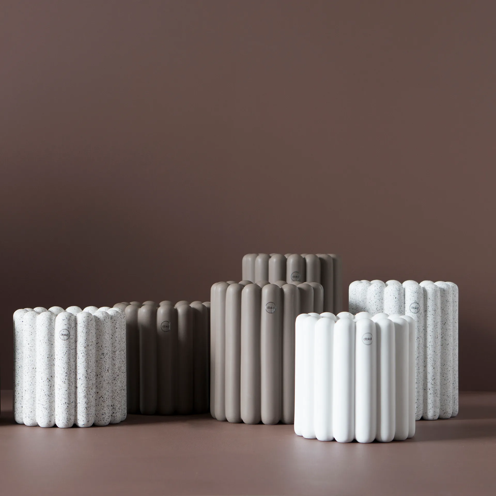 Maceta Mist grande Ø19x27 cm, Dust DBKD